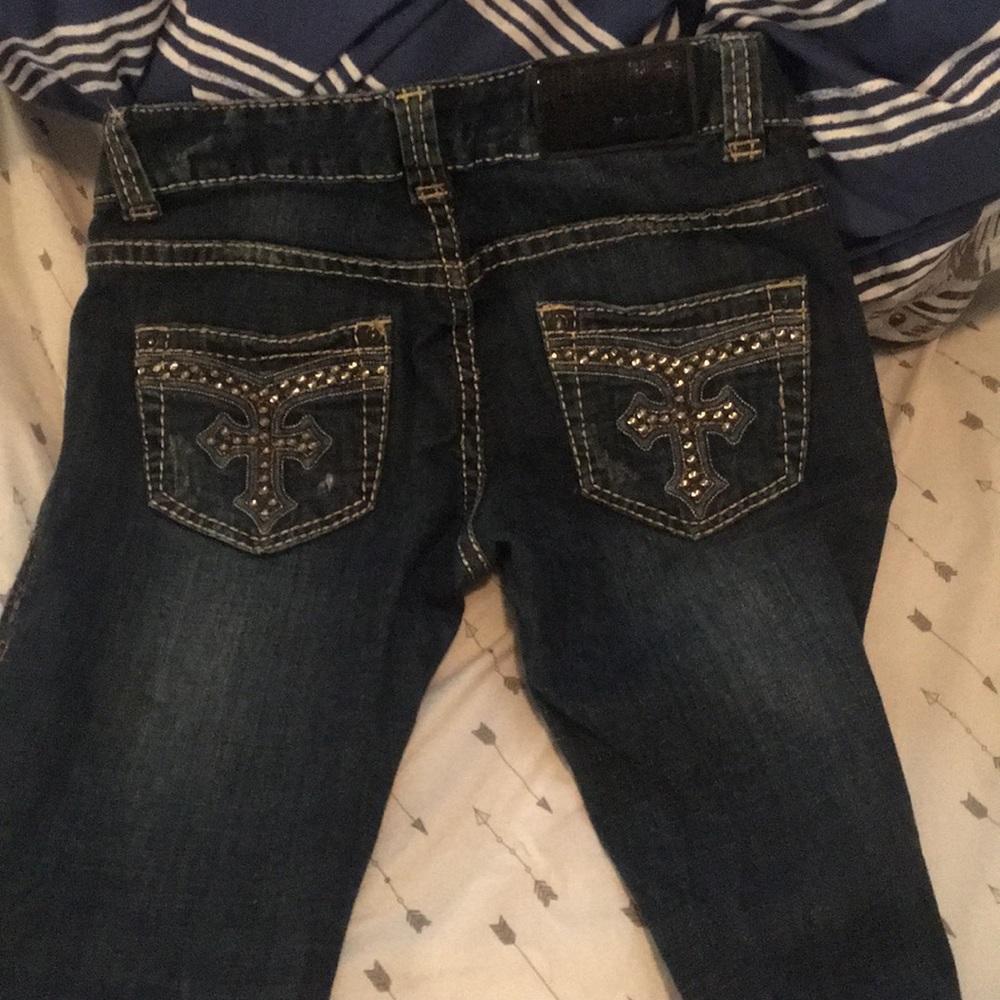 Rock and roll cow girl jeans!